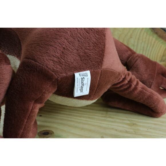 Looney Tunes Plush Taz Vintage Six Flags Stuffed Animal Animation - Picture 3 of 5